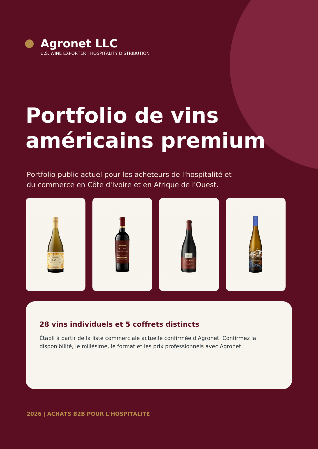 Couverture du catalogue PDF Agronet 2026